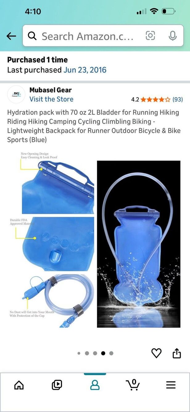 Hydration Pack Backpack - Picture 5 of 6